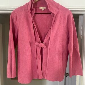 Vintage Laurie B Pink Bow Sweater